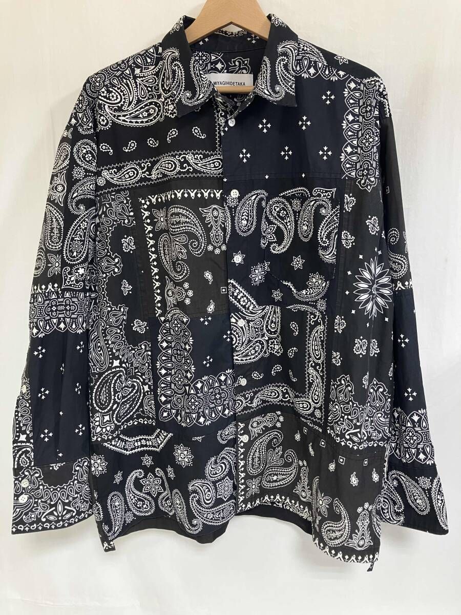 MIYAGIHIDETAKA 長袖シャツ サイズフリー 03-6875-1935 BANNDANAshirt