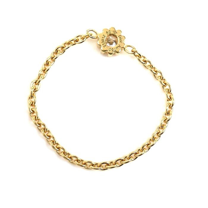 Dior ディオール K18YG イエローゴールド ミミローズ ダイヤ チェーン