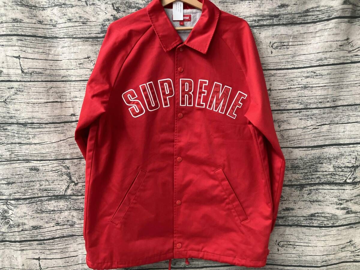 Supreme シュプリーム ジャケット 2015AW Twill Coach Jacket Lサイズ