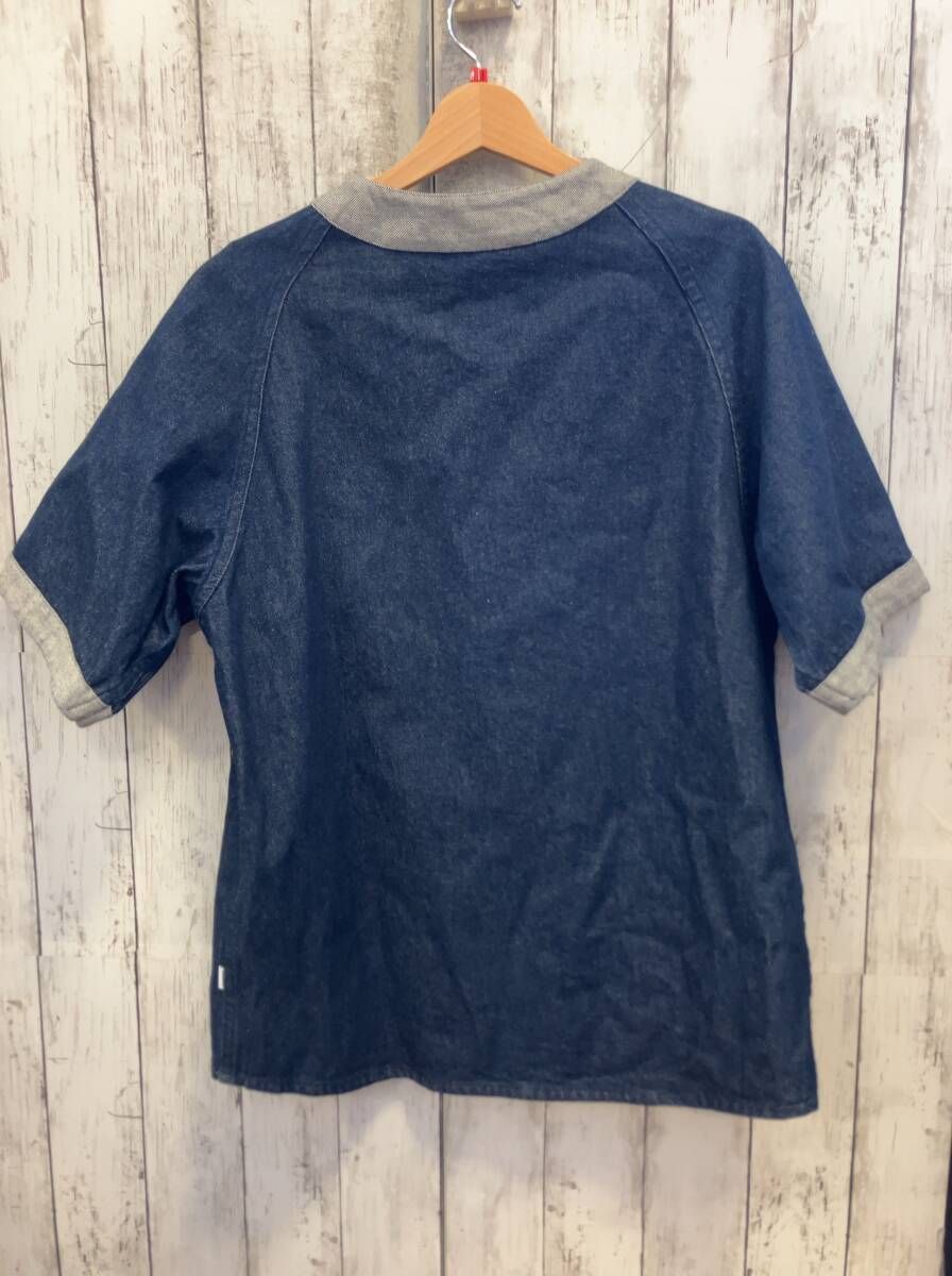 SAPEur 半袖シャツ DENIM SHOOTING SHIRTS ｺｯﾄﾝ