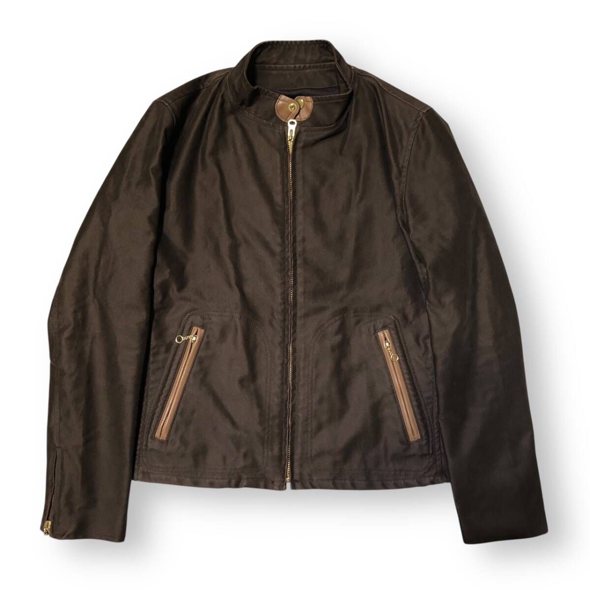 00 s archive BEYOND ハイネックジップジャケット その他ジャケット ブラウン PBD 0246 フェノメノン