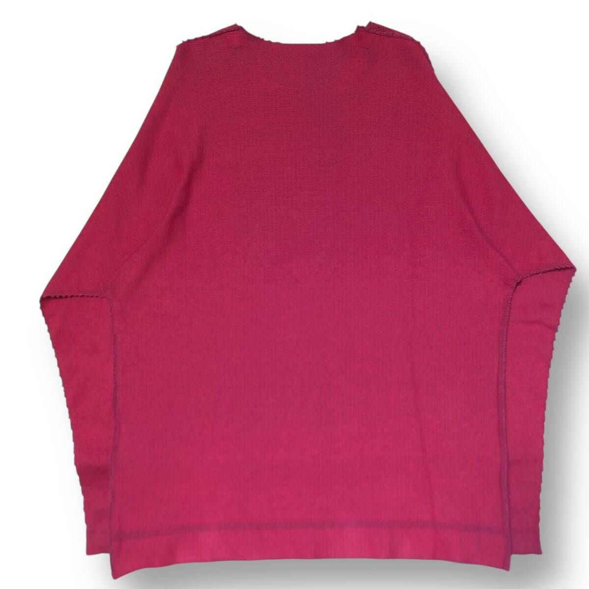 24 AW A-POC ABLE ISSEY MIYAKE TYPE-A 001-2 長袖Tシャツ ピンク イッセイミヤケ エイポック