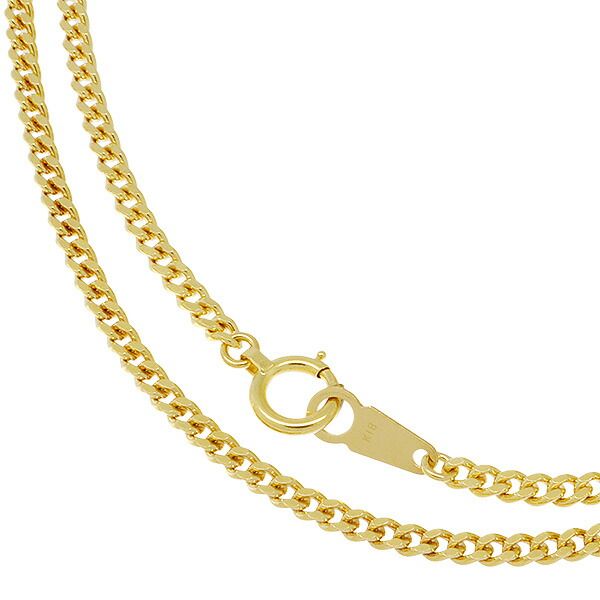 可 K 18 YG 2面シングル 喜平ネックレス 74.5 cm 22.5 g A キヘイ 18金 イエローゴールド