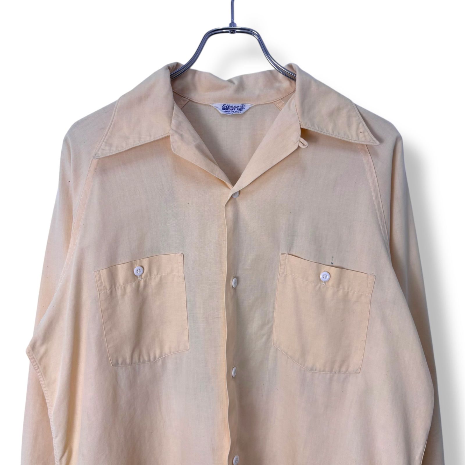 Special】 50s Elbeco BOWLING SHIRT Open Collar Shirt 50年代