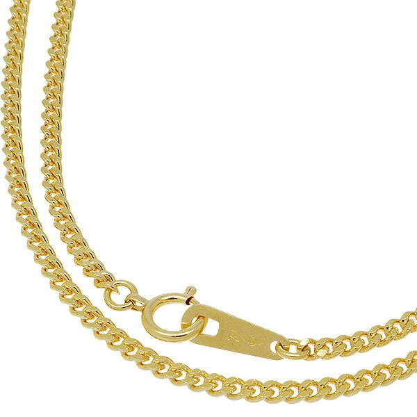 可 K 18 YG 2面シングル 喜平ネックレス 51.5 cm 10.0 g A キヘイ 18金 イエローゴールド