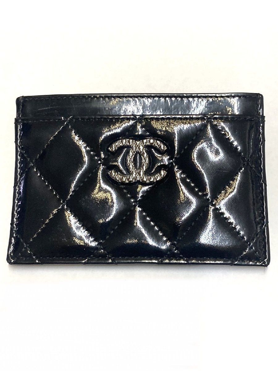 CHANEL シャネル □ ブリリアント マトラッセ カードケース 名刺入れ
