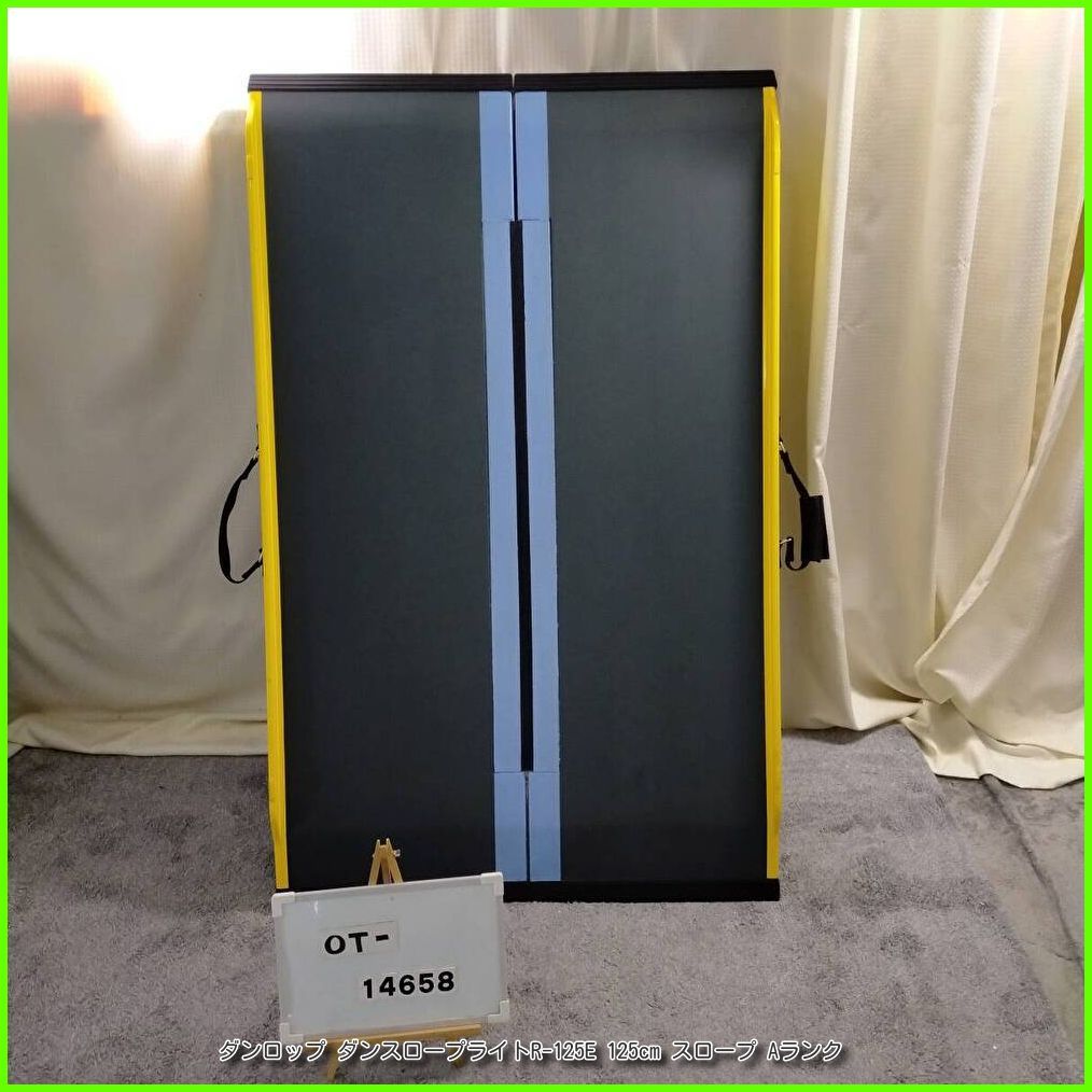 OT-14658 ダンロップ ダンスロープライトR-125 E 125 cm スロープ 軽量 段差 バリアフリー 車イス 車椅子 車いす 介護用品
