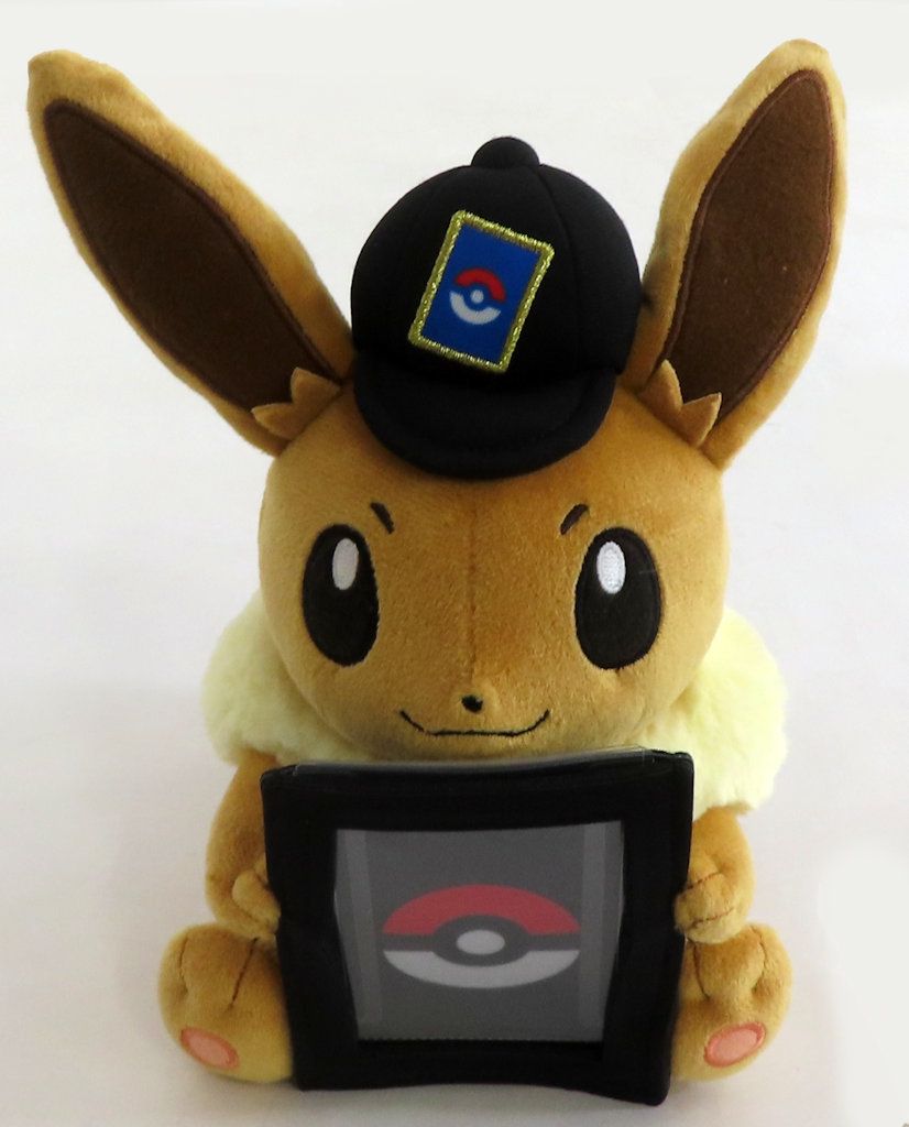中古】雑貨 イーブイ ポケモンカードゲーム ぬいぐるみカードスタンド
