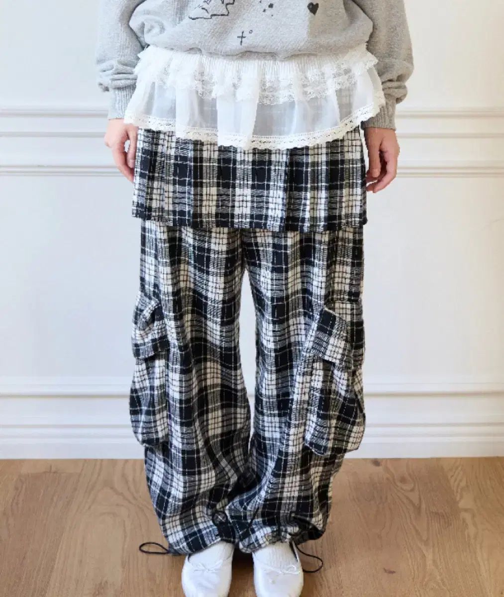 JOLIE LAIDE ペネロペ CHECK スカート パンツ