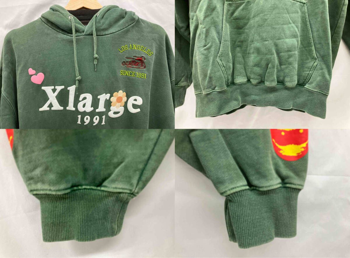 X-LARGE エクストララージ 101223012004 パ-カ- ストリート グリーン 
