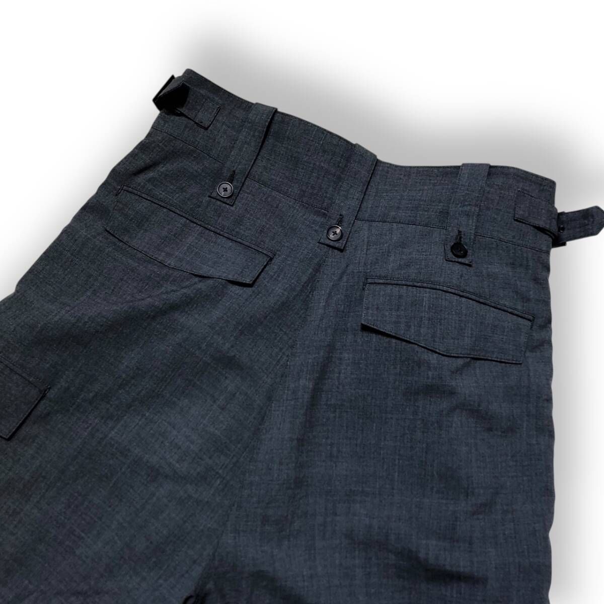 SUBLATIONS Super140 WOOL GURKHA CARGO SHORT PANTS ハーフパンツ