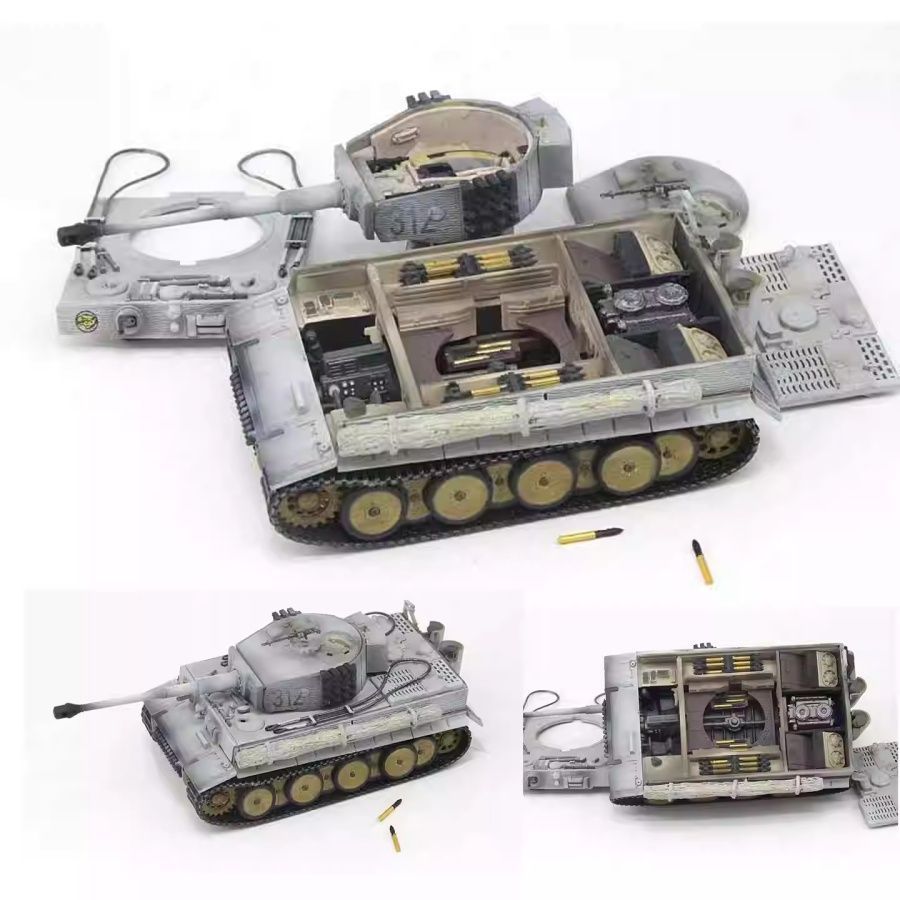 PMA 分解 全内構 ティーガー戦車 合金製 完成品 1 72 ドイツ ティーガー中期型 第503大隊 ギフト プレゼント ミリタリーモデル