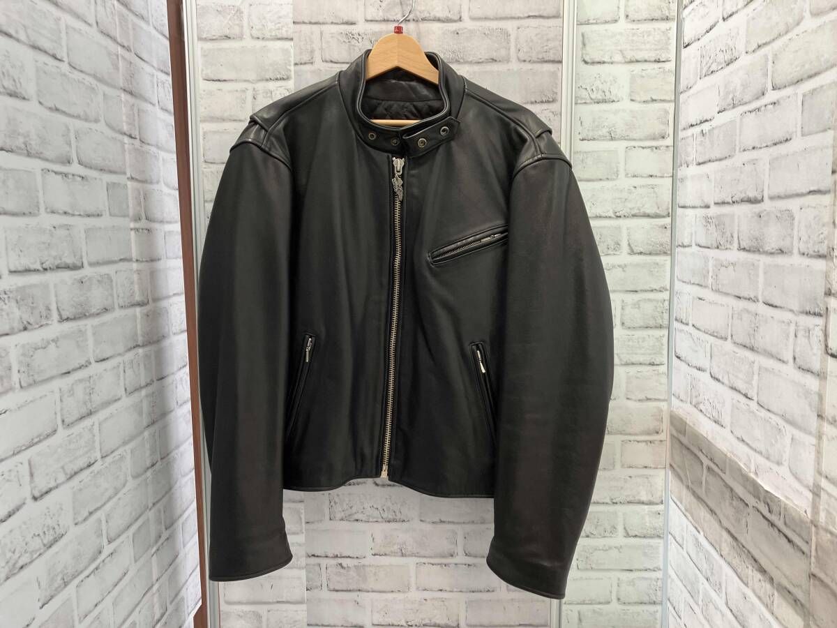 HARLEY DAVIDSON/シングルライダース/レザージャケット/LLサイズ/牛革