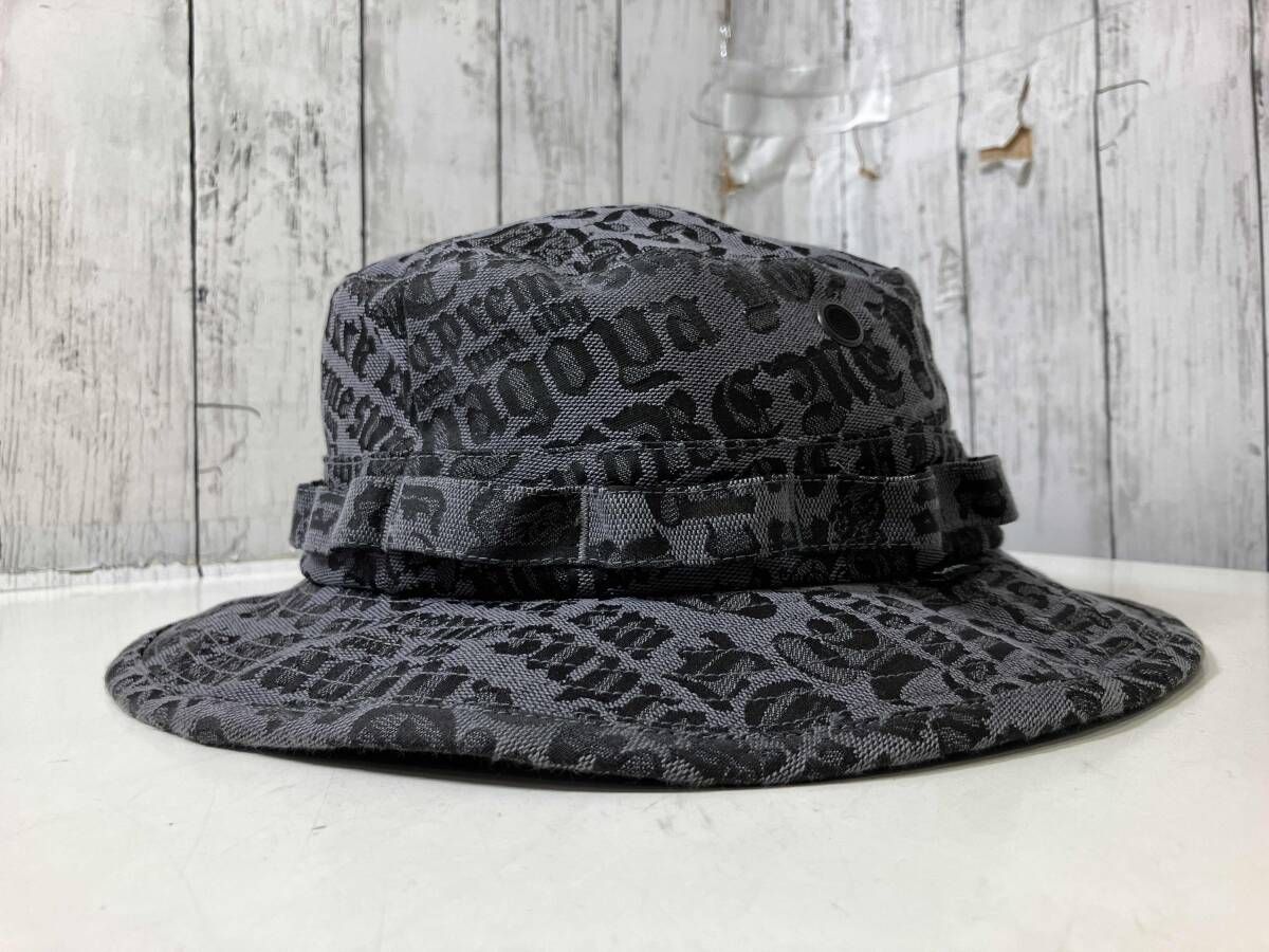 SUPREME CITIES JACQUARD BOONIE シュプリーム シティーズ ジャカード ブーニー サイズML ハット 帽子 グレー ストリート