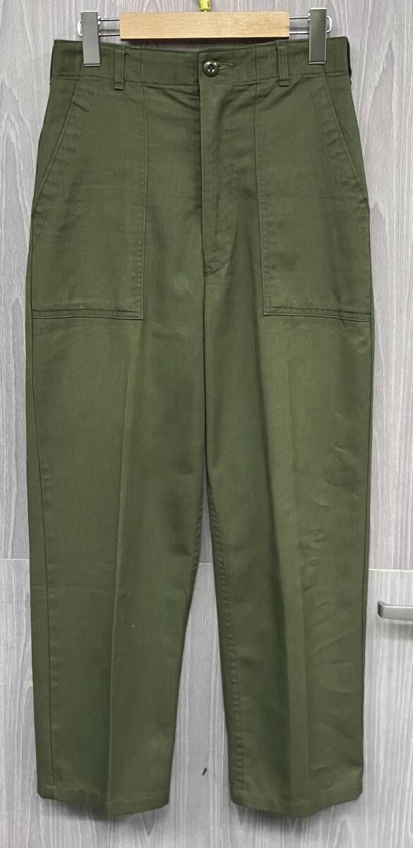カーキ ミリタリー古着 Utility Trousers OG-507 M 綿パンツ