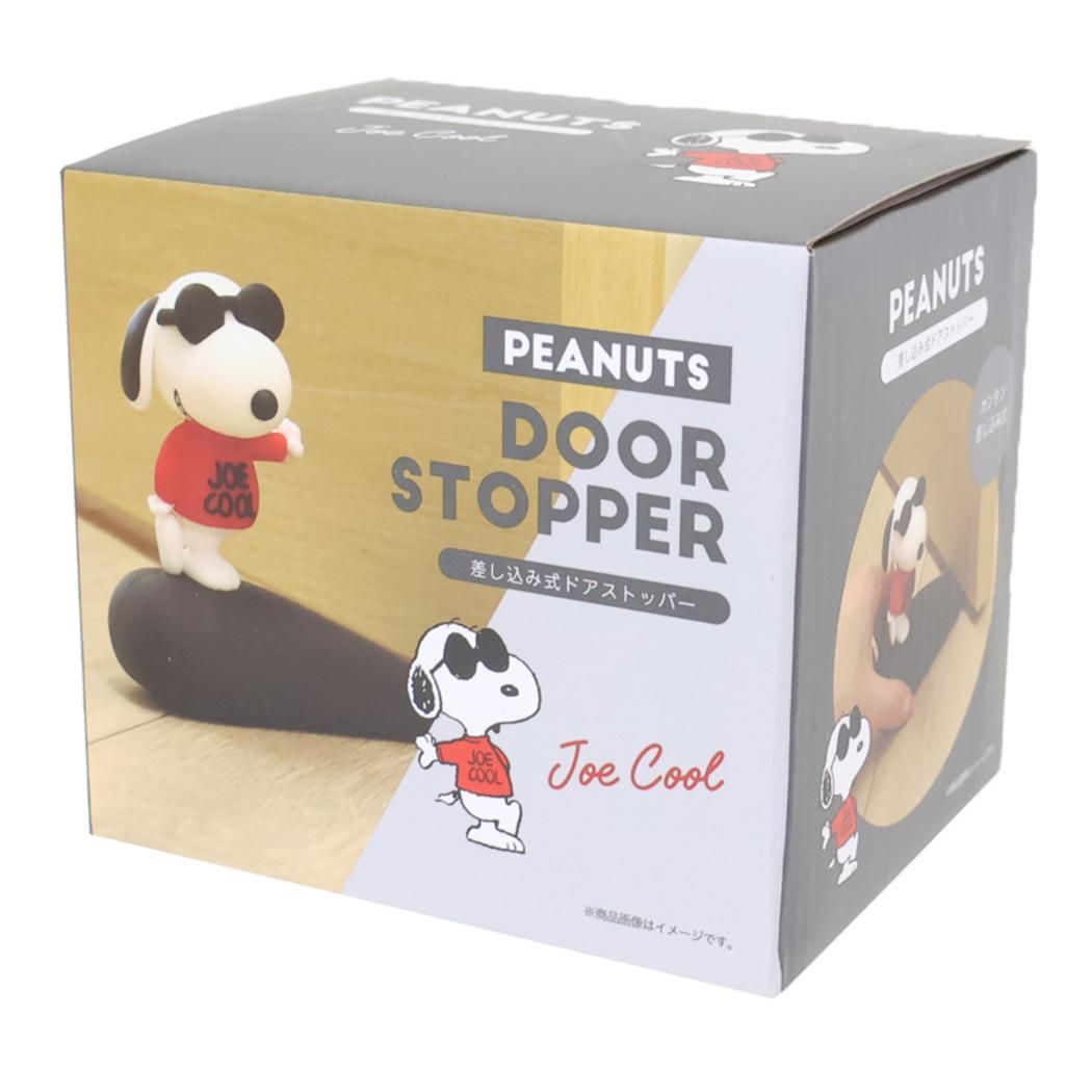 スヌーピー ドアストップ 差し込み式ドアストッパー ジョークール