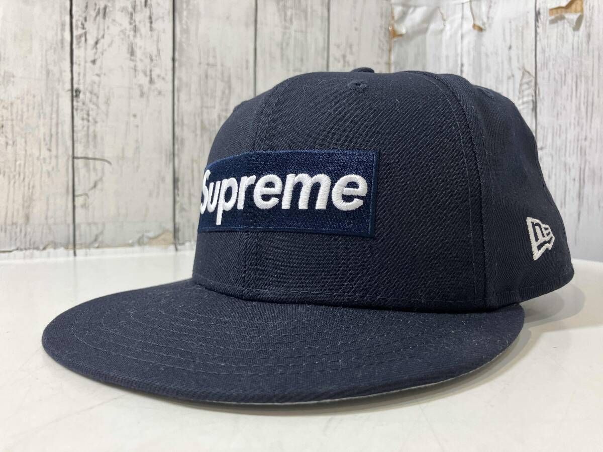 Supreme Era 24 SS MLB Teams Box Logo Cap ネイビー 60 6 cm ボックスロゴ キャップ 帽子