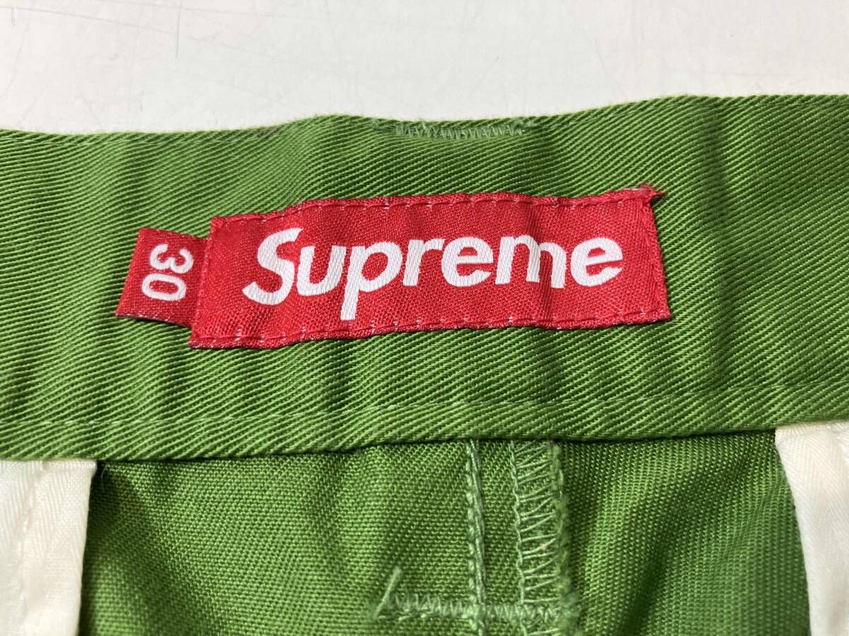 Supreme 綿パン 24 SS work pant グリーン シュプリーム ワークパンツ サイズ30