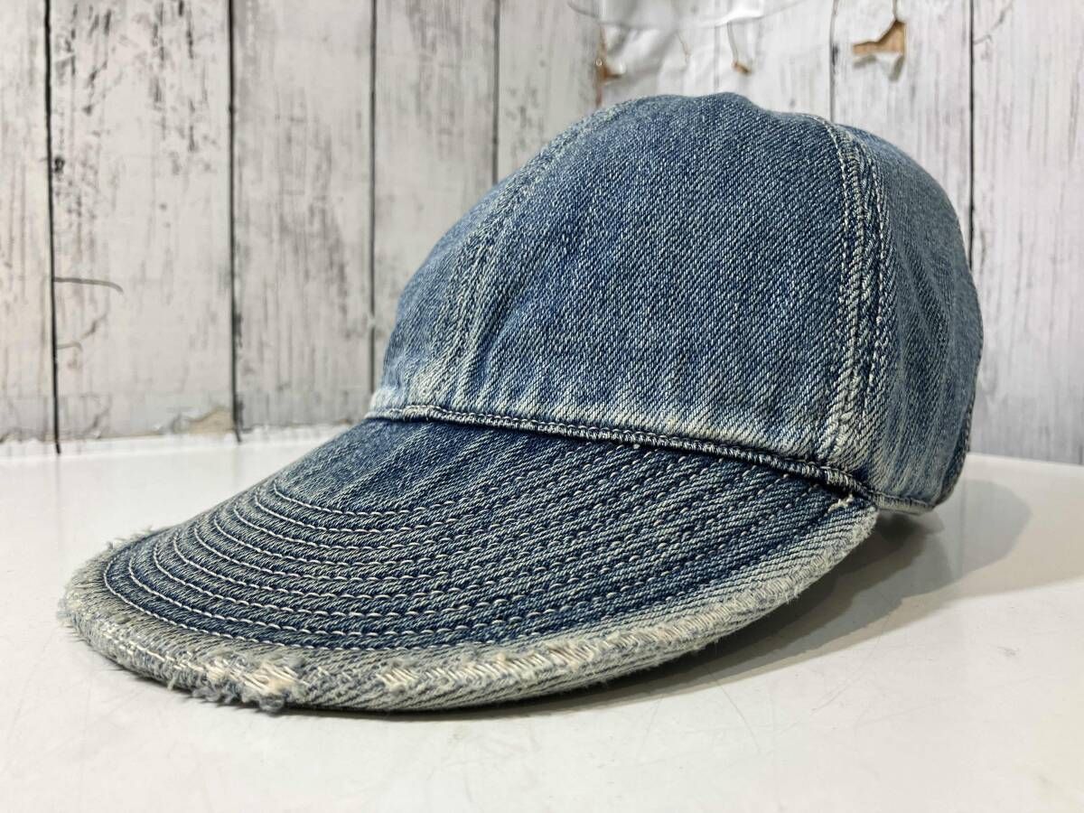 NIGEL CABOURN ナイジェルケーボン デニム キャップ 帽子 インディゴ ブルー