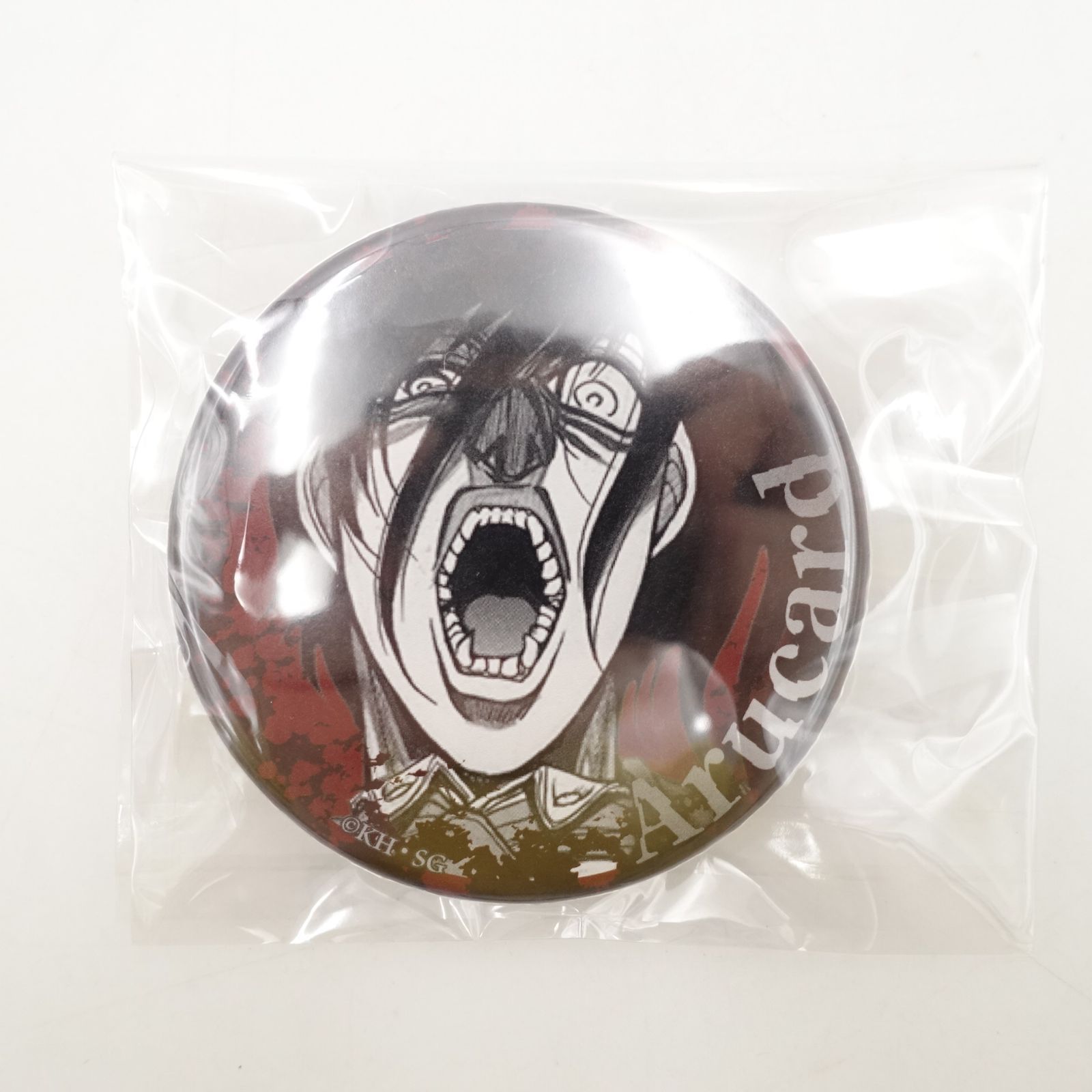 HELLSING アクリルフェイスヘアゴムランダム缶バッジ 2点セット 平野