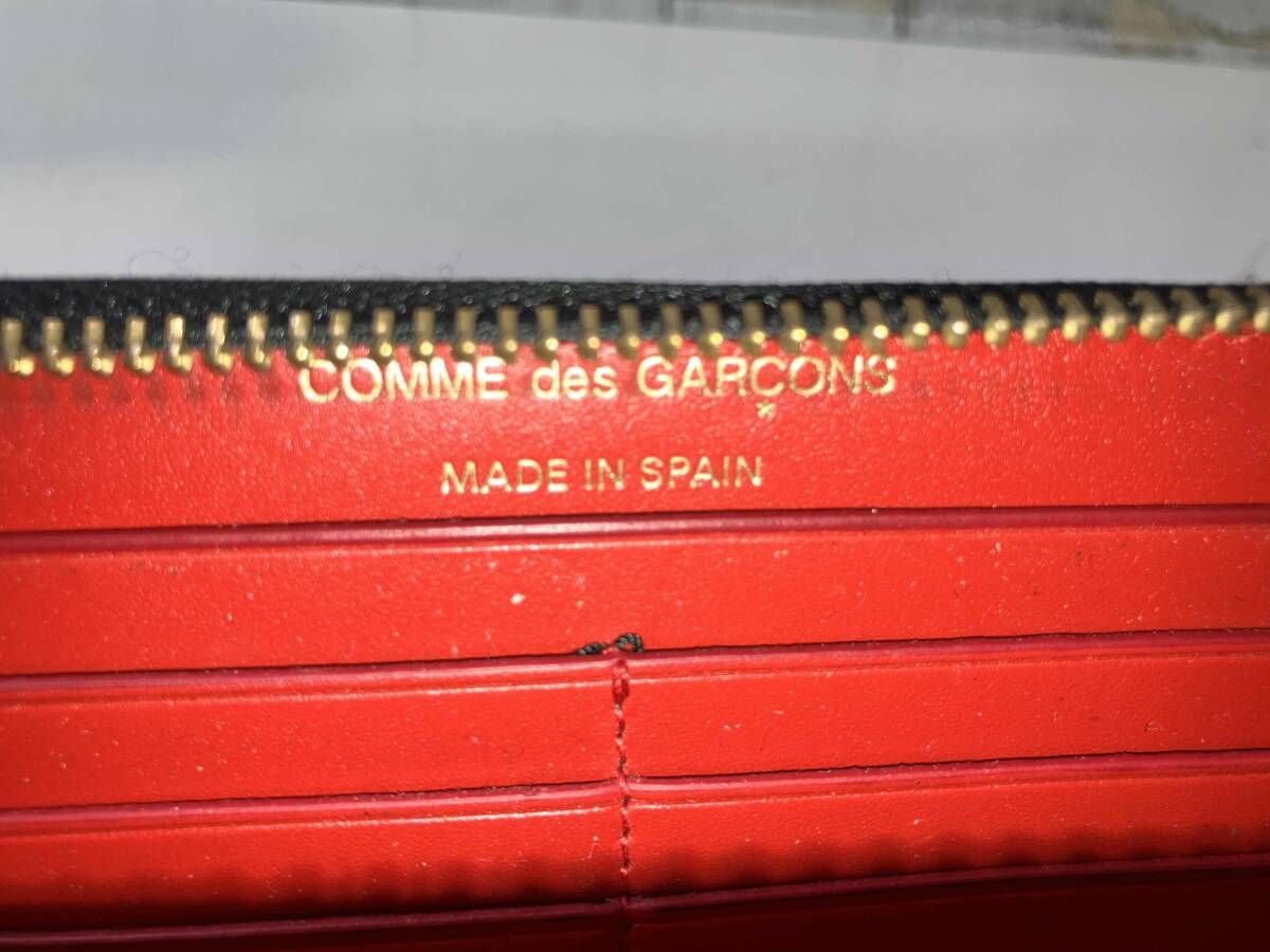 COMME des GARCONS コムデギャルソン HUGE LOGO レザー ラウンド