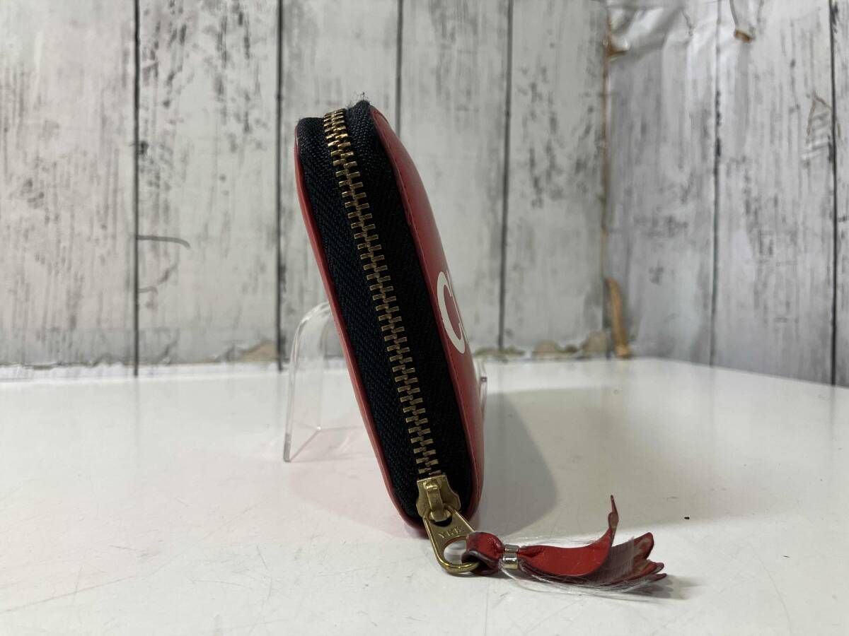 COMME des GARCONS コムデギャルソン HUGE LOGO レザー ラウンド