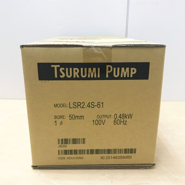  ツルミ 水中ポンプ LSR 2.4 S-61 60 Hz 100 V 一部地域配送別料金 117634 水回り 配管 住宅設備