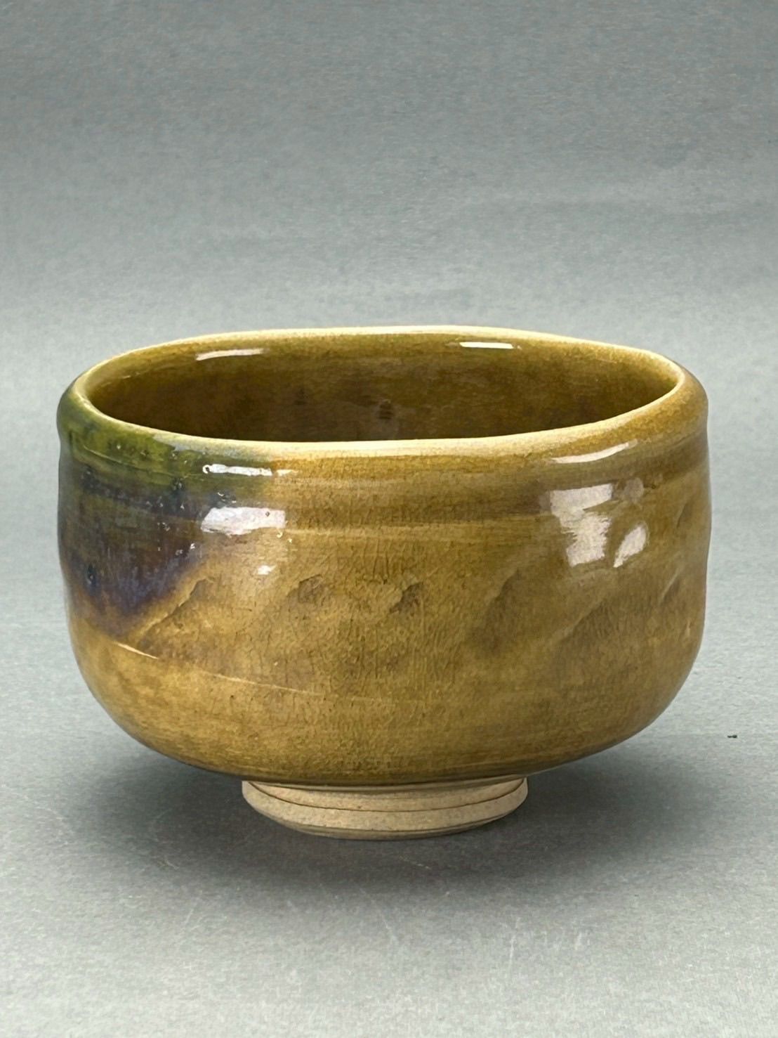茶碗 志野 松古釜 芳丘 楕円 抹茶碗 茶器 茶道具 木箱 共箱 幽玄】志野焼 秀山造 共箱 木箱 茶道具 茶器 抹茶碗 【公式通販】
