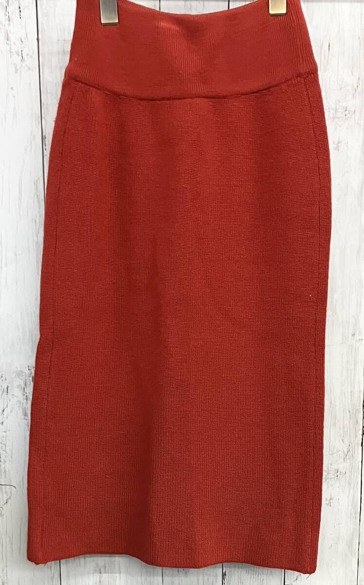 ISSEY MIYAKE ニットスカート イッセイミヤケ ウール 筆タグ size M