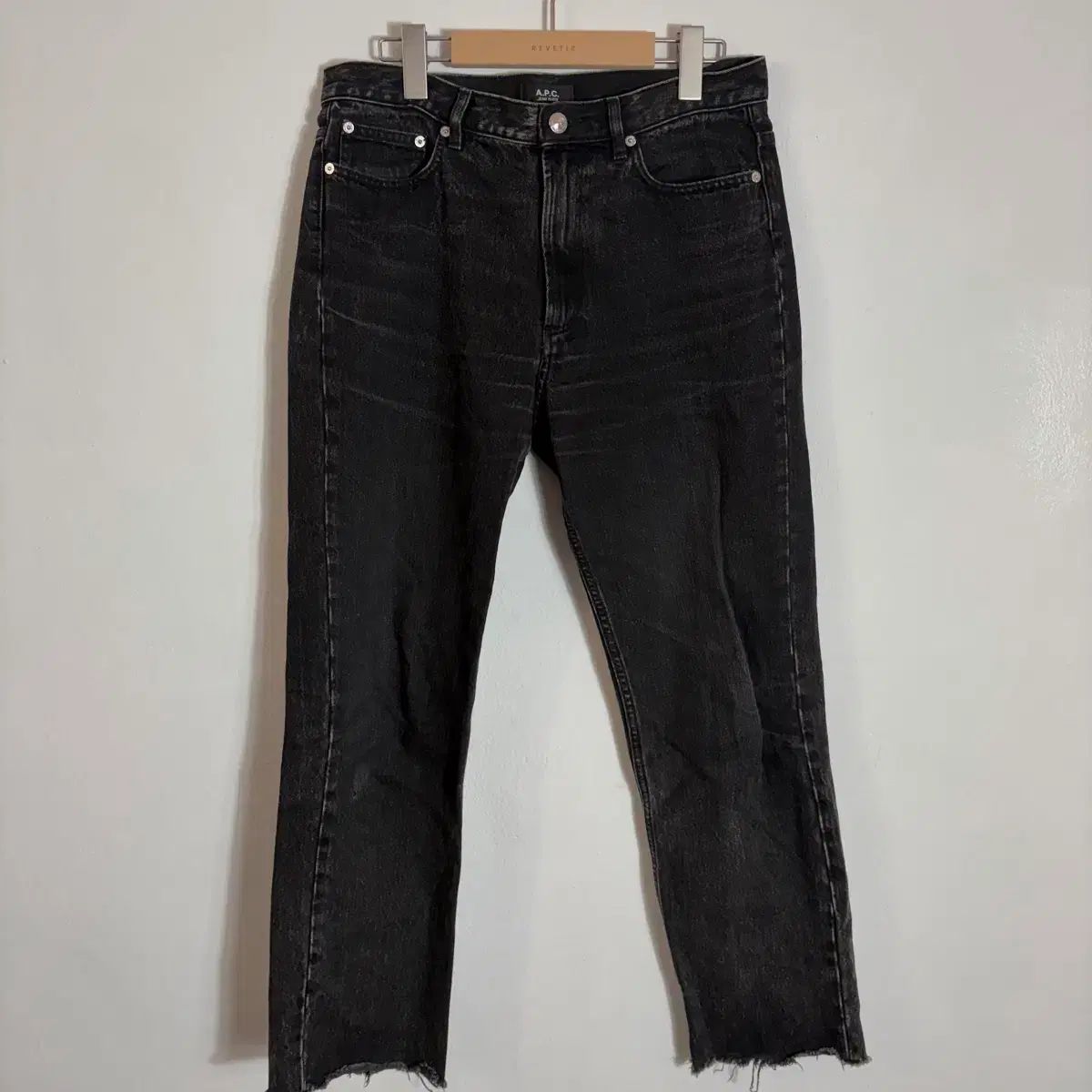A P C ブラック デニム パンツ 30