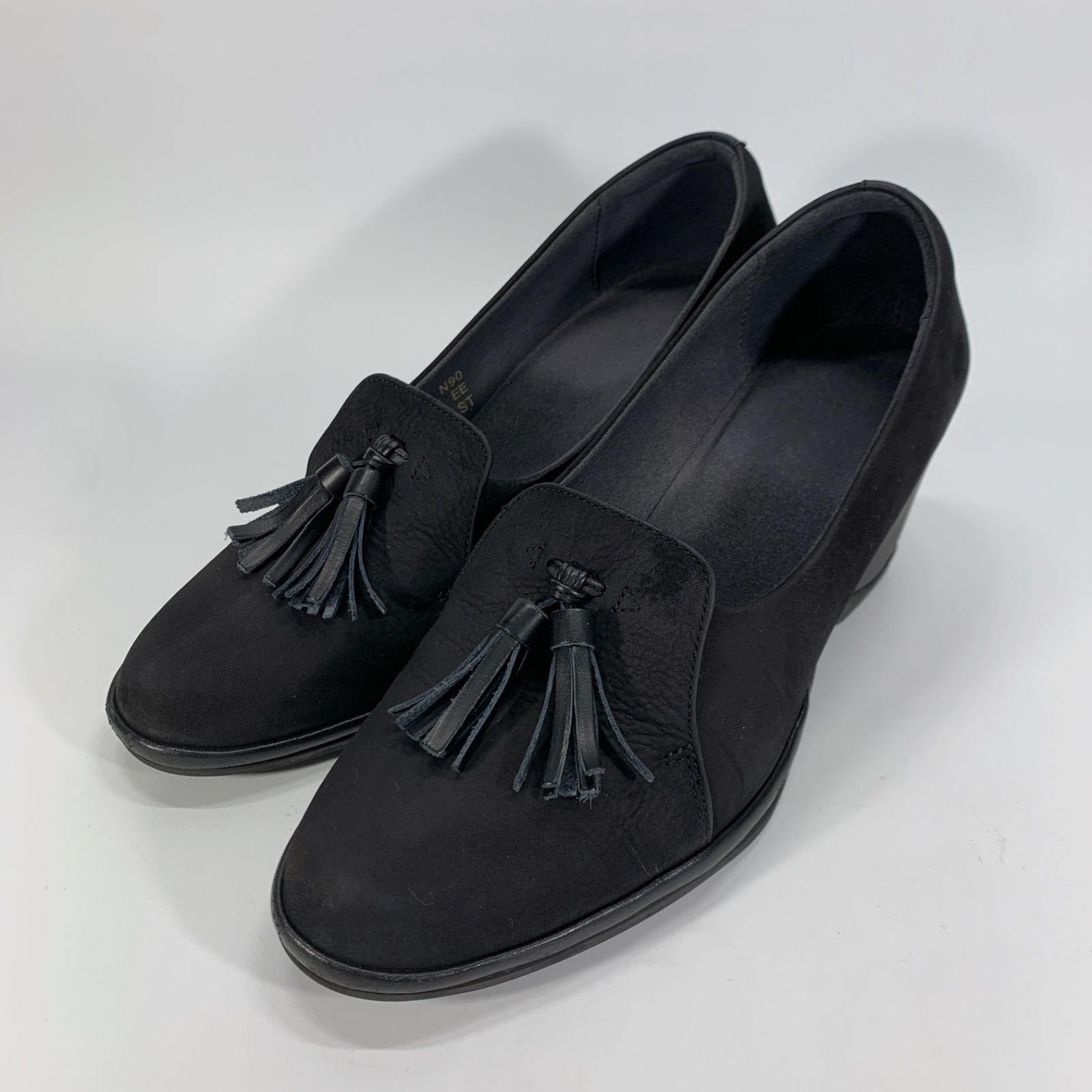 美品◯ ASICS WALKING pedala ペダラ タッセルパンプス ブラック 