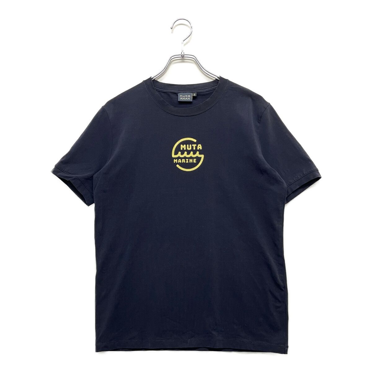 muta MARINE 半袖シャツ S ネイビー 中古 メンズ ムータマリン muta MARINE 半袖シャツ 6(L) 紺 ネイビー