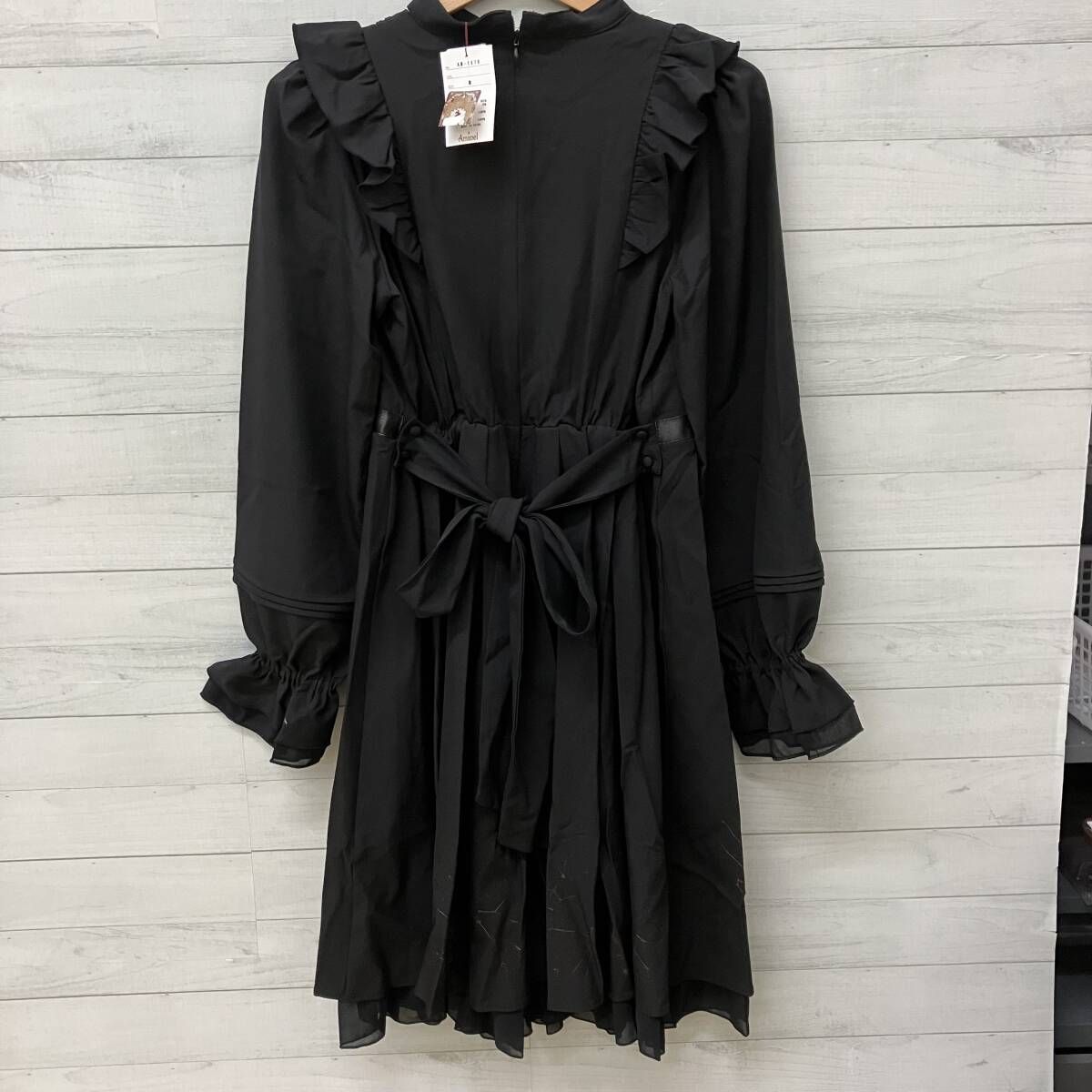 Amavel アマベル ワンピース スターライトプラネタリウム レディース Mサイズ ブラック リボン タグ付き美品