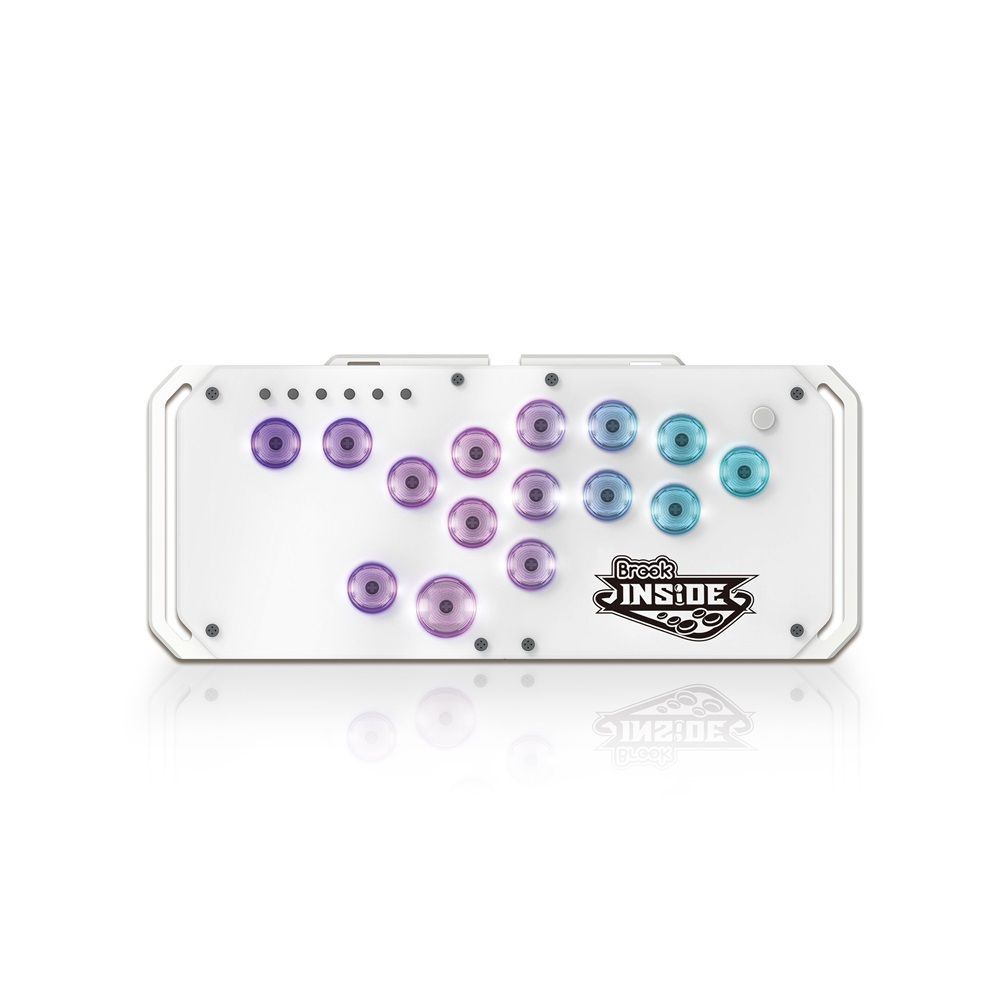 アウトレット Brook ブルック Fighter Starburst White レバーレスコントローラー PS 5 4 Xbox Switch Windows PC ターボ 格闘 ゲーム ホットスワップ ケース付