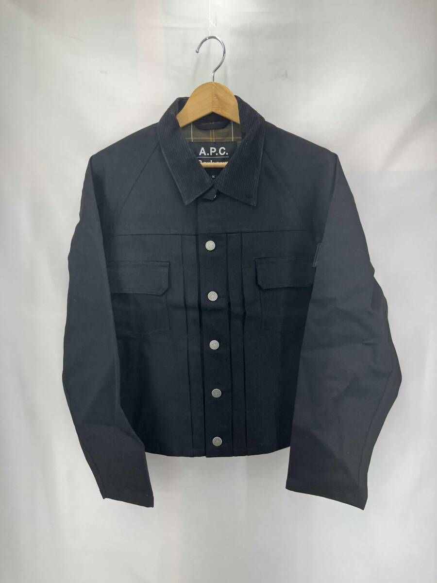  ★ Babour×A.P.C. バブアー×アーペーセー 251MCAS173 Gジャン(デニムジャケット) ブルゾン サイズS ブラック 通年 ジャンパー・ブルゾン