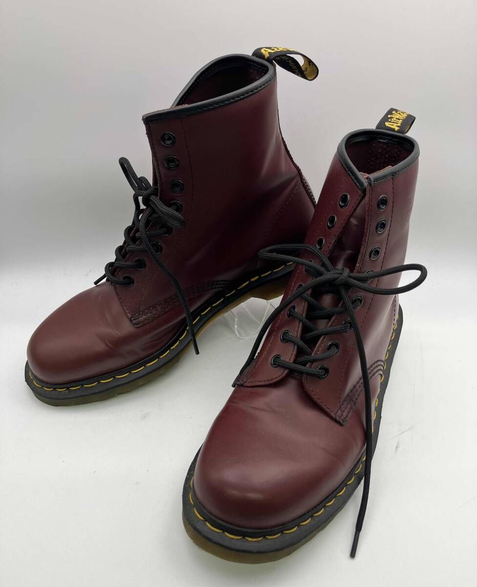 Dr.Martens ドクターマーチン ブーツ UK 8 ボルドー AIR CUSHION SOLES