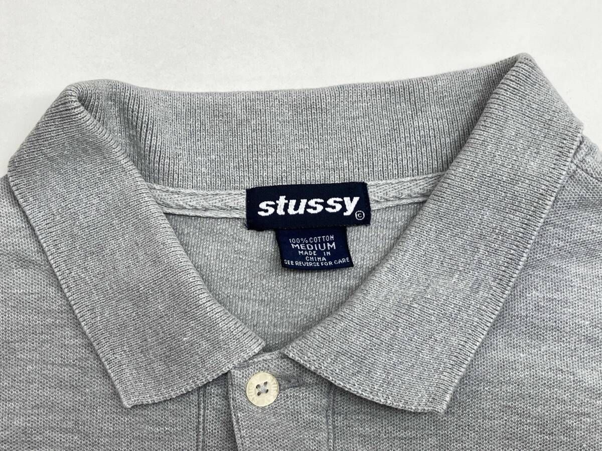 OLD STUSSY オールドステューシー 半袖 ポロシャツ 紺タグ サイズ：M