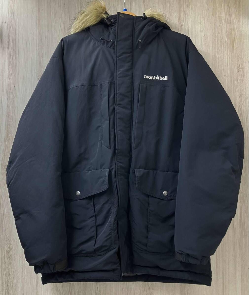 mont bell 1101545 モンベル ローガンダウン パーカ ダウンジャケット Lサイズ ブラック