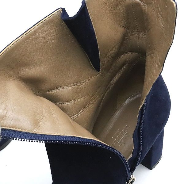 広尾店】エルメス HERMES ネオ ショートブーツ ケリー金具 スエード