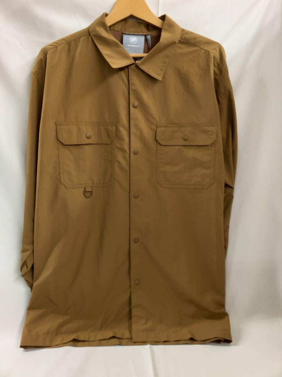 MAMMUT マムート ハイランドロングスリーブシャツ アジアンフィット 1015 01630 ブラウン XL 7546 claystone メンズ アウトドア