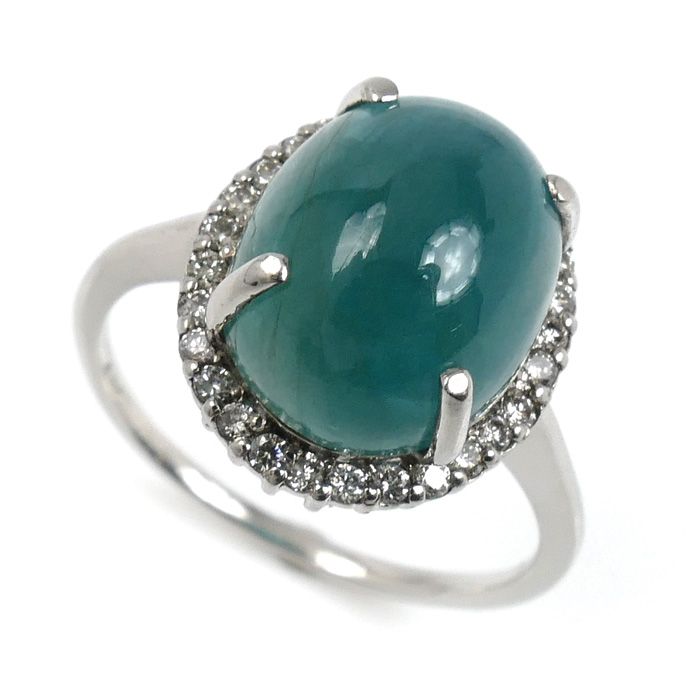 Pt900プラチナ グランディディエライト5.04ct リング・指輪