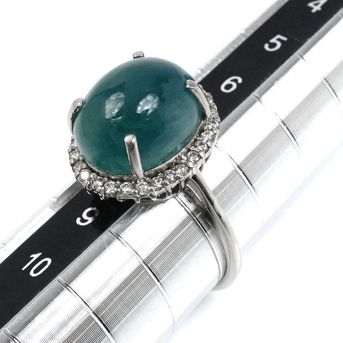 Pt900プラチナ グランディディエライト5.04ct リング・指輪