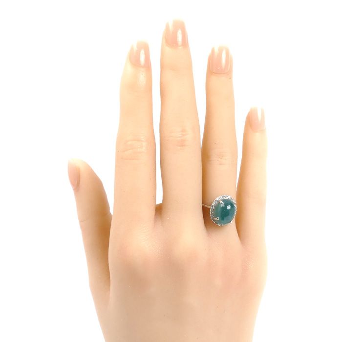 Pt900プラチナ グランディディエライト5.04ct リング・指輪