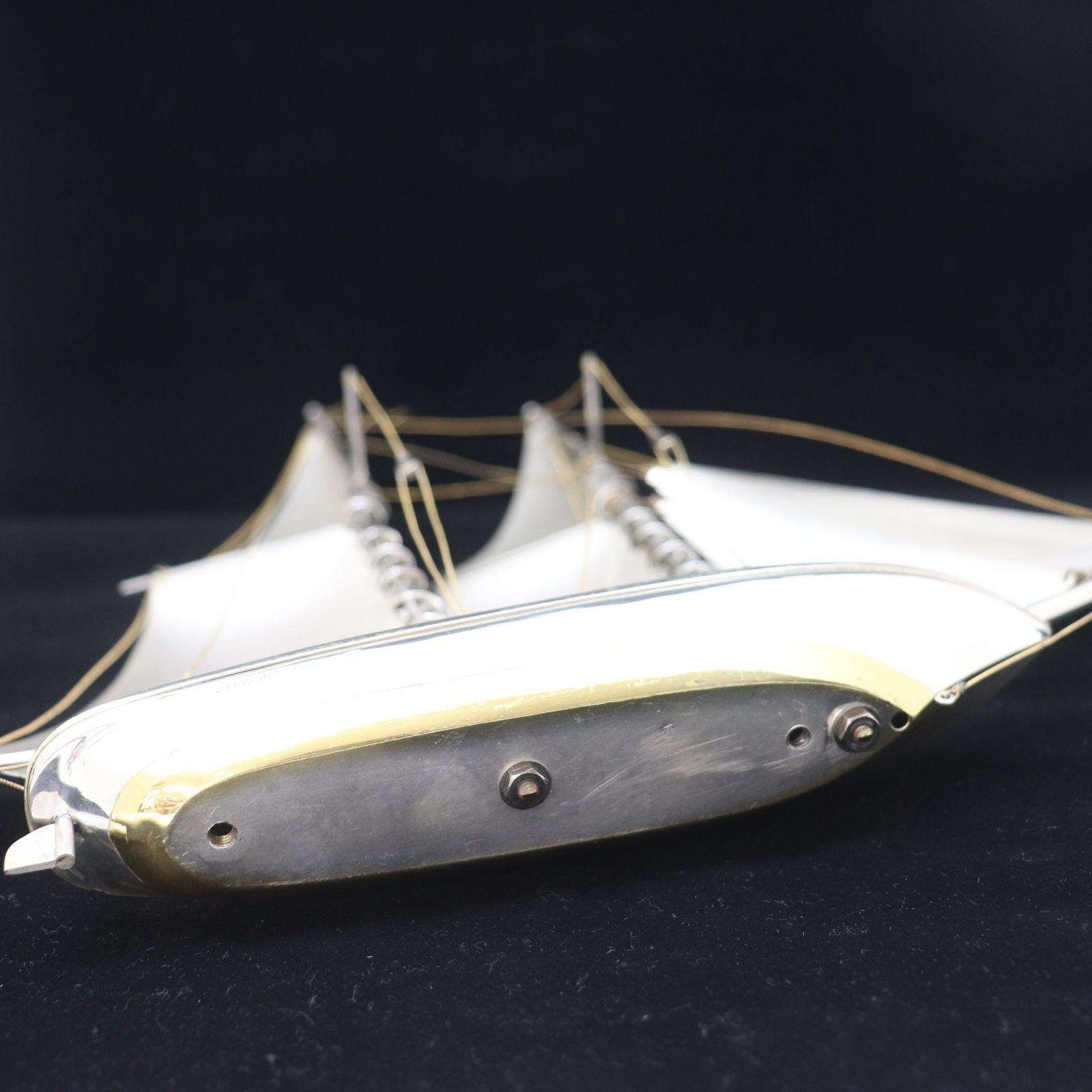 ITYEBNOG4VAS SEKI 関武比古 関工芸 STERLING 960 刻印 銀製 ヨット