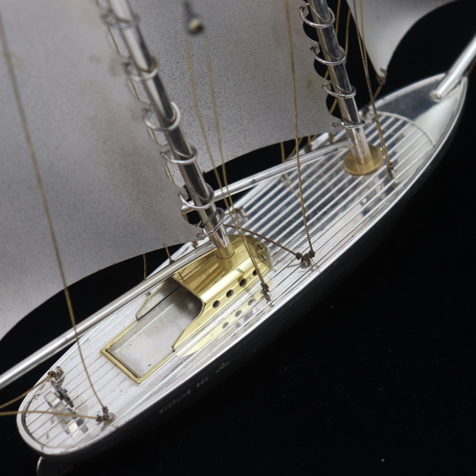 ITYEBNOG4VAS SEKI 関武比古 関工芸 STERLING 960 刻印 銀製 ヨット