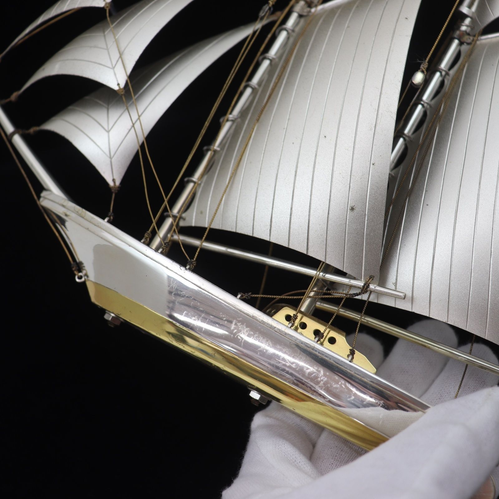 ITYEBNOG4VAS SEKI 関武比古 関工芸 STERLING 960 刻印 銀製 ヨット