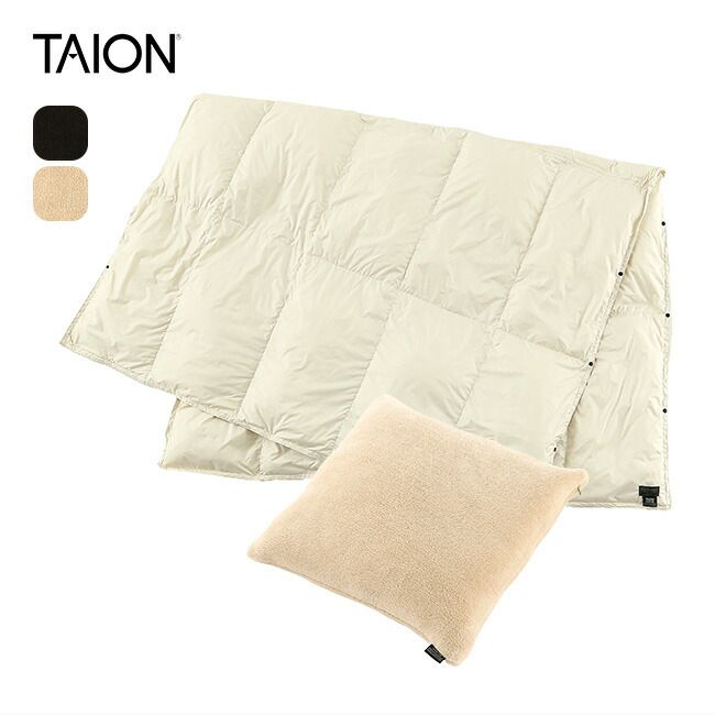 TAION タイオン ルームダウン 超軽量 800 FP 羽毛布団 クッションカバー付き セミダブルサイズ TAION- -DICSP