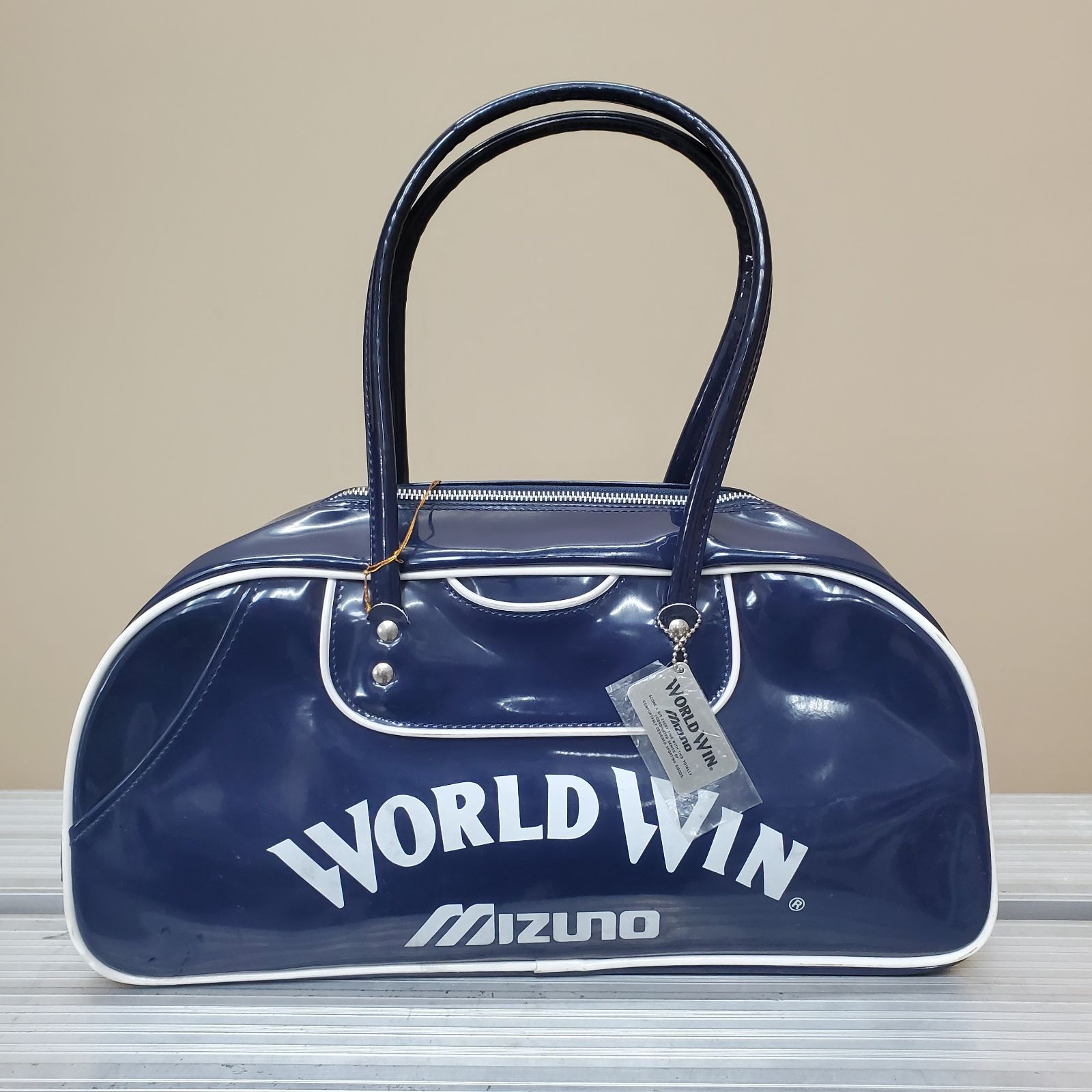 90sデッドストック】MIZUNO (ミズノ) WORLD WIN エナメル ボストン