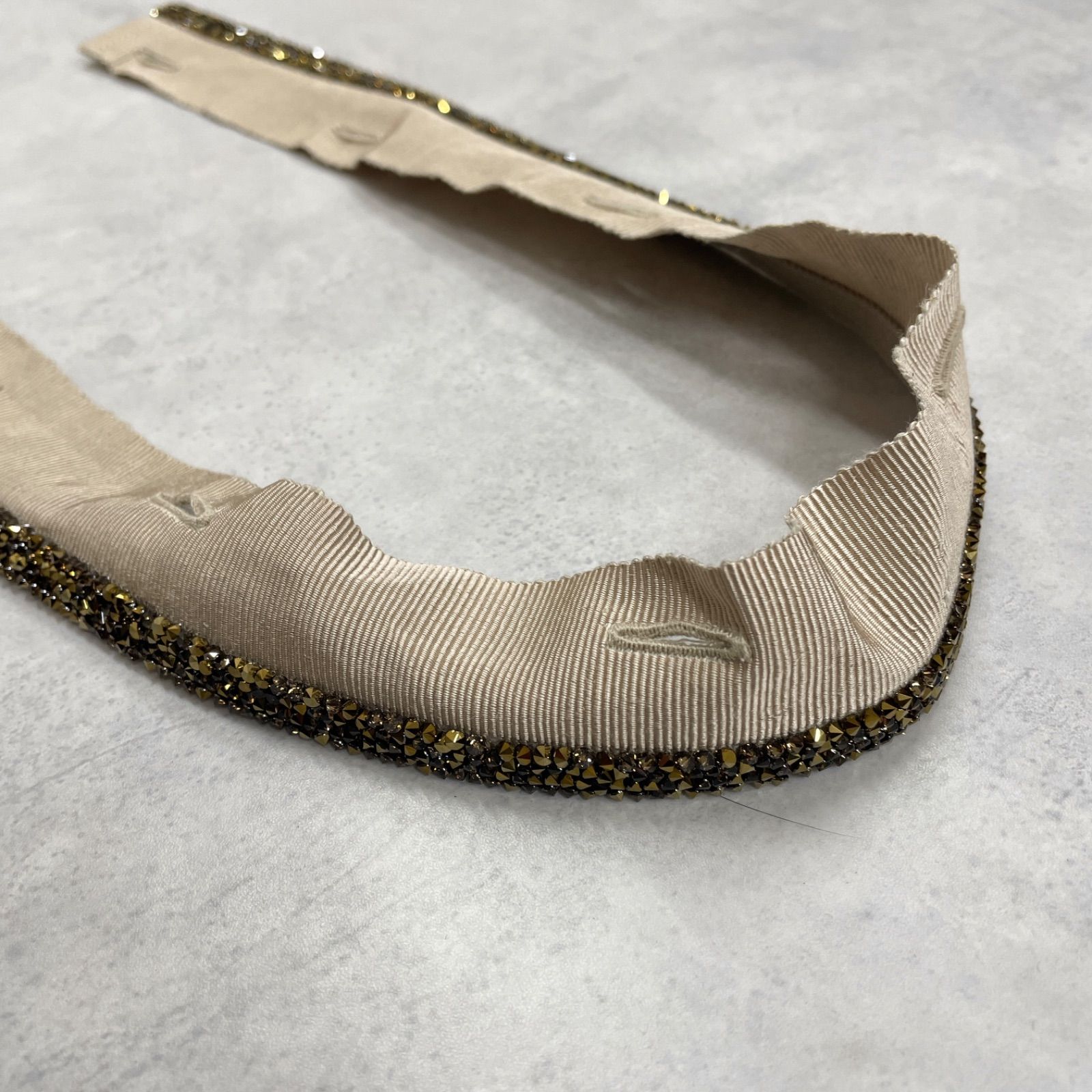 S MaxMara エスマックスマーラ ビジューフードトリム ベージュ