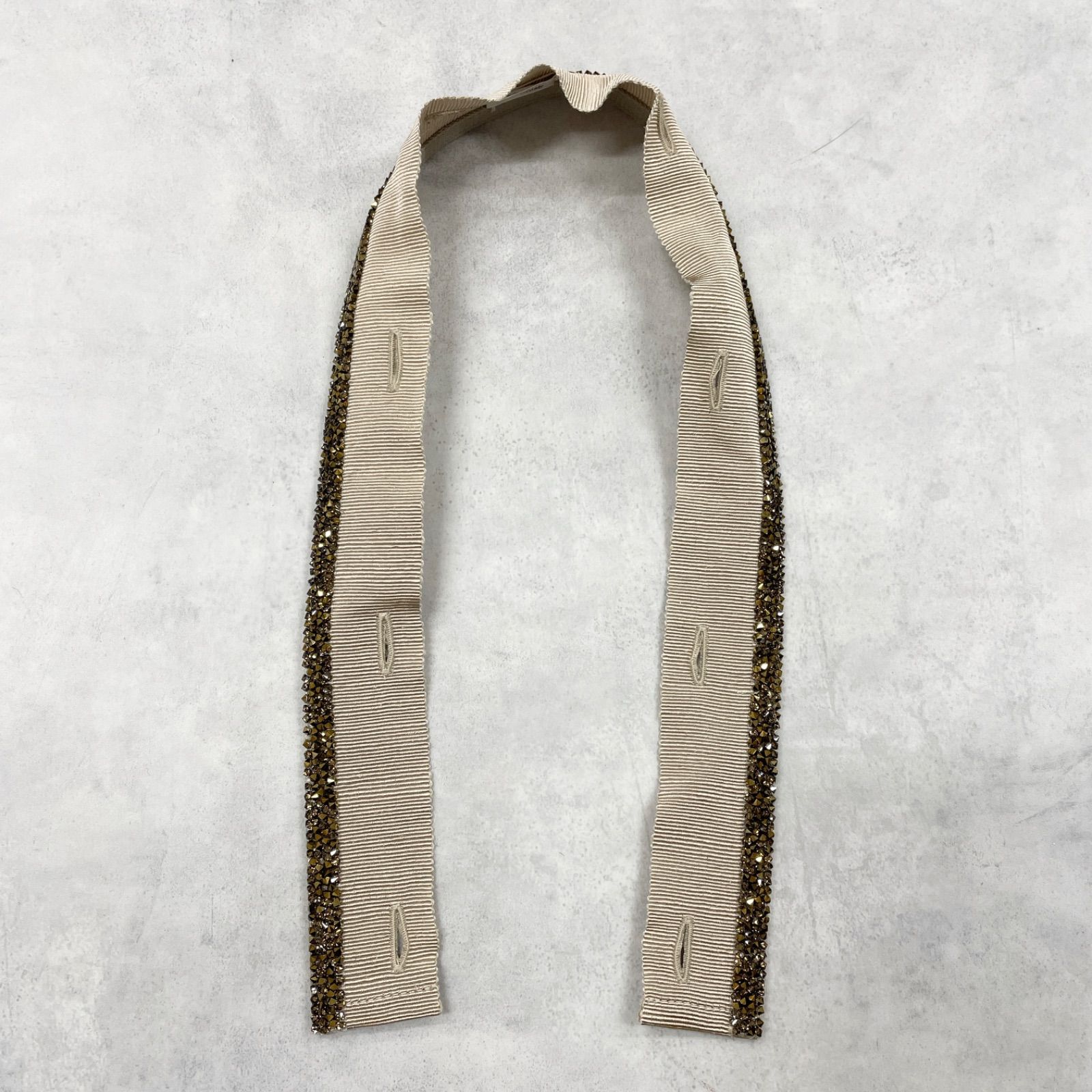 S MaxMara エスマックスマーラ ビジューフードトリム ベージュ